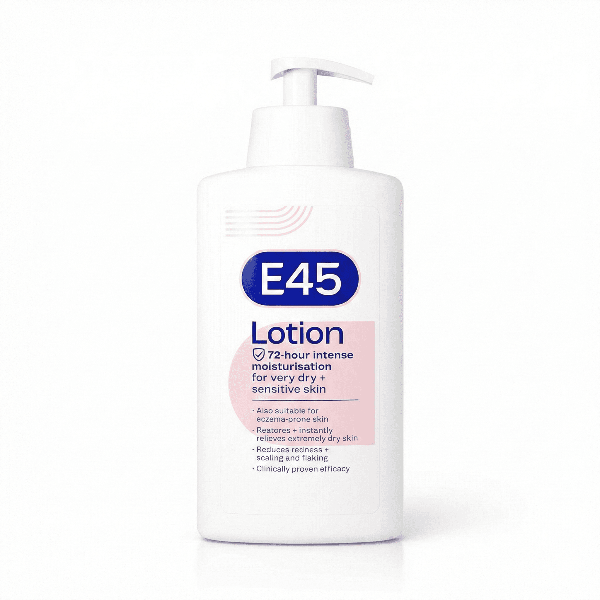 E45 Lotion for Dry & Sensitive Skin – Perfume-Free Daily Moisturiser - 500ml